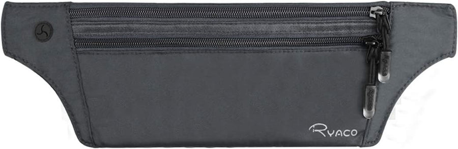 Money Belt for Travelling - Hidden Security Pouch for Cards and Passports - RFID Breathable Material - Protect Your Cash (Grey)