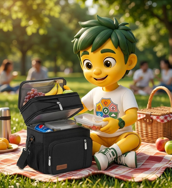 15L Double-Layer Insulated Lunch Bag