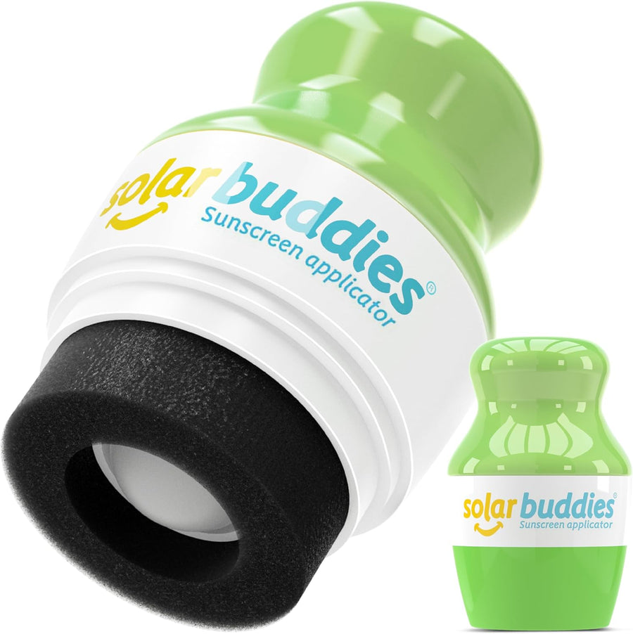 Sunscreen Applicator - Full Green - Refillable Roll on Sponge Sunscreen, Suncream & Lotion Applicator for Kids, Adults & Families - Holds 3.4Fl Oz, Perfect Size for Travel