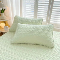 Memory Foam Quilted Bed Pillows Hypoallergenic Bounce Back Neck & Back Support
