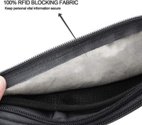 Money Belt for Travelling - Hidden Security Pouch for Cards and Passports - RFID Breathable Material - Protect Your Cash (Grey)