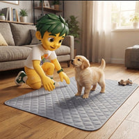 2 Pack Reusable Washable Dog Pee Pads – 36 × 41 Inch Absorbent Waterproof Puppy Training Pads