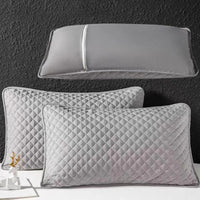 Memory Foam Quilted Bed Pillows Hypoallergenic Bounce Back Neck & Back Support