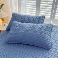 Memory Foam Quilted Bed Pillows Hypoallergenic Bounce Back Neck & Back Support