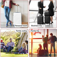 Packing Cubes for Suitcase 10 Sizes Suitcase Organizer Bags 10 Pcs Travel Bags Organiser (10, Black)