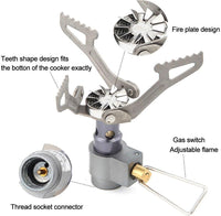 Only 25G -3000T Ultra-Light Titanium Alloy Camping Stove Gas Stoves Outdoor Cooker Outdoor Stove Gas Stove Miniature Portable Picnic