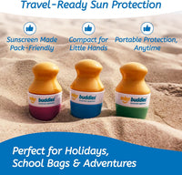 Sunscreen Applicator - Full Green - Refillable Roll on Sponge Sunscreen, Suncream & Lotion Applicator for Kids, Adults & Families - Holds 3.4Fl Oz, Perfect Size for Travel