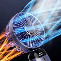Portable Hand-Held Fan Mini Folding Desk Fan Cooler Cooling USB Rechargeable UK