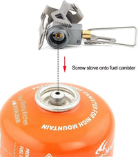 Only 25G -3000T Ultra-Light Titanium Alloy Camping Stove Gas Stoves Outdoor Cooker Outdoor Stove Gas Stove Miniature Portable Picnic