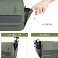 Camera Bag Small DSLR Camera Shoulder Bag for Photographer Waterproof Messenger Bag Crossbody Case Compatible with Canon Sony Nikon