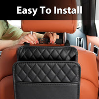 Car Seat Back Hanging Bag Car Document Holder Multi-Pocket Bottle Bag Storage Box Organizer Travel Tidy Pouch Pocket Kids