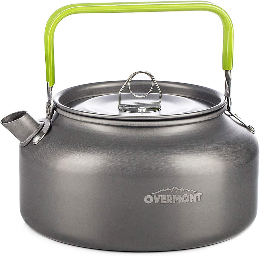 1.2L Ultralight Camping Kettle Cookware Set Outdoor Cooking Mess Kit Pots Pans Portable for Backpacking Hiking Trekking Picnic Fishing Mountaineering