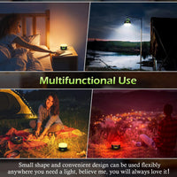 Rechargeable Camping Lantern with Remote Control - USB C Camping Light 300H Running, 5 Modes Waterproof Tent Light W/ Magnetic Base for Power Cut Fishing Emergencies
