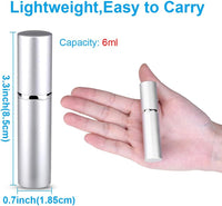 Travel Perfume Atomiser Bottle Refillable, 3 Pcs 6ML Perfume Spray Bottle | Leak Proof and Portable Atomisers Travel Must Haves, Uniform Spray, Ideal for Storing Perfume, Aftershave, Cologne
