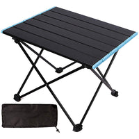 Folding Camping Table Light Weight Portable Aluminium Outdoor Frame Picnic Bag
