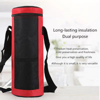 Summer Travel Portable Thermal Insulated 1.5L Bottle Cooler Bags Camping Accessories Insulated Water Bottle Warmer