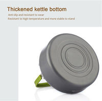 1.2L Ultralight Camping Kettle Cookware Set Outdoor Cooking Mess Kit Pots Pans Portable for Backpacking Hiking Trekking Picnic Fishing Mountaineering