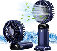Portable Hand-Held Fan Mini Folding Desk Fan Cooler Cooling USB Rechargeable UK